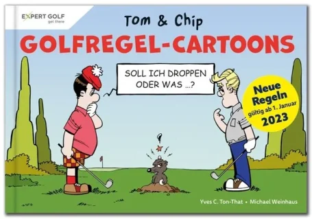 Buchtipp "Golfregel-Cartoons mit Tom & Chip" | Erhältlich bei Thalia